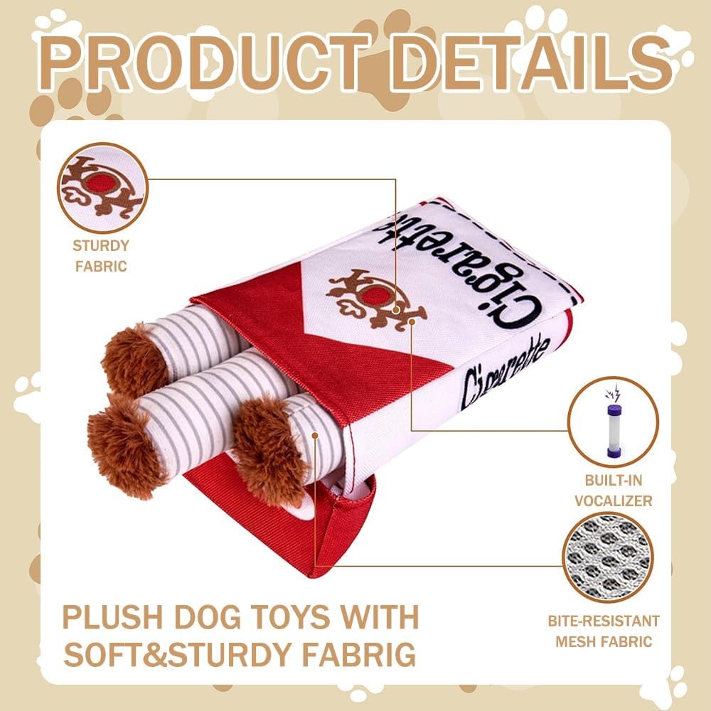 Cigarette-Shaped Dog Toy